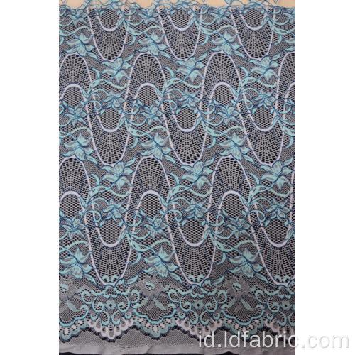 Desain Fashion Nylon Cotton Polyester Cord Lace Fabric